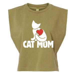 Cat Mom Gift Cats Moms Great Gift Cute Cat Mom Gift Garment-Dyed Women's Muscle Tee