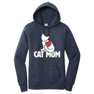 Cat Mom Gift Cats Moms Great Gift Cute Cat Mom Gift Women's Pullover Hoodie