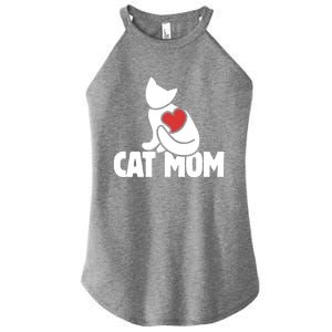 Cat Mom Gift Cats Moms Great Gift Cute Cat Mom Gift Women's Perfect Tri Rocker Tank