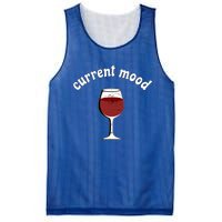 Current Mood Glass Of Red Wine Weekend Vibes Meaningful Gift Mesh Reversible Basketball Jersey Tank