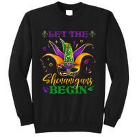 Cute Mardi Gras Mask Let The Shenanigans Begin Sweatshirt