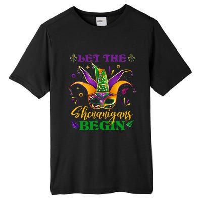 Cute Mardi Gras Mask Let The Shenanigans Begin Tall Fusion ChromaSoft Performance T-Shirt