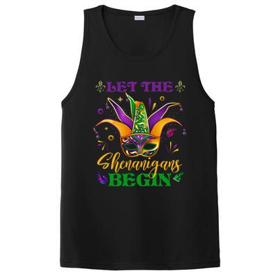 Cute Mardi Gras Mask Let The Shenanigans Begin PosiCharge Competitor Tank