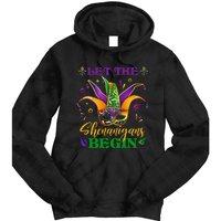 Cute Mardi Gras Mask Let The Shenanigans Begin Tie Dye Hoodie