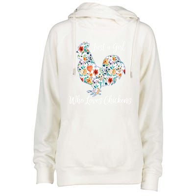 Chicken Meaningful Gift Cool Gift Womens Funnel Neck Pullover Hood