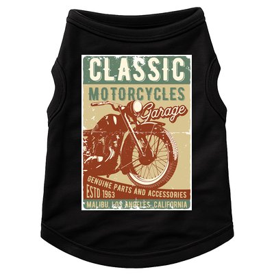Classic Motorcycles Garage Doggie Tank