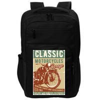 Classic Motorcycles Garage Impact Tech Backpack