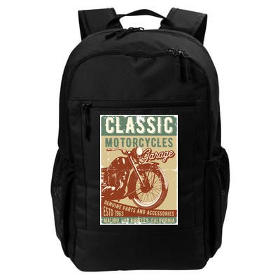 Classic Motorcycles Garage Backpack
