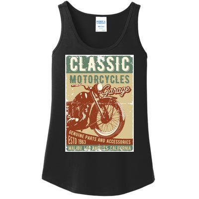 Classic Motorcycles Garage Ladies Essential Tank