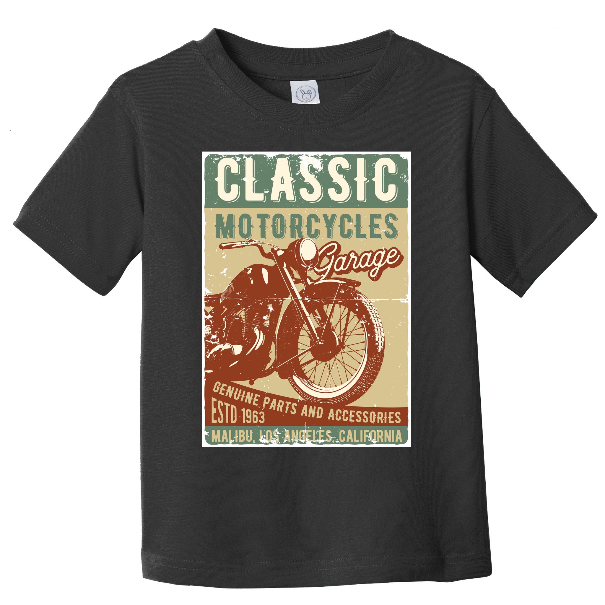 Classic Motorcycles Garage Toddler T-Shirt