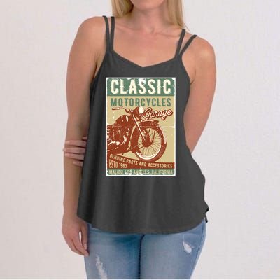 Classic Motorcycles Garage Women's Strappy Tank