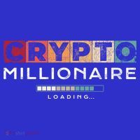 Crypto Millionaire Great Gift Vintage Bitcoin Crypto Gift Poster