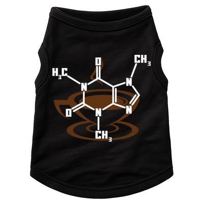 Caffeine Molecule Gift For Coffee Lovers And Science Nerds Meaningful Gift Doggie Tank