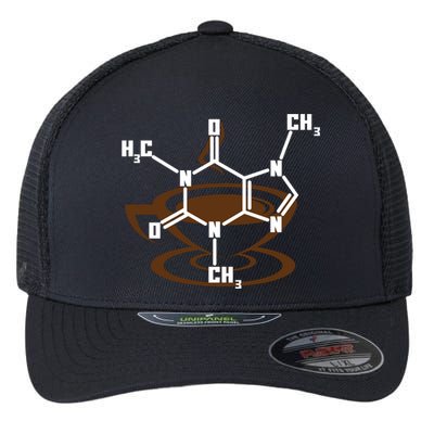 Caffeine Molecule Gift For Coffee Lovers And Science Nerds Meaningful Gift Flexfit Unipanel Trucker Cap