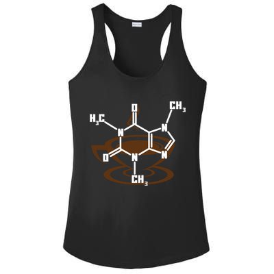 Caffeine Molecule Gift For Coffee Lovers And Science Nerds Meaningful Gift Ladies PosiCharge Competitor Racerback Tank