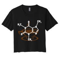 Caffeine Molecule Gift For Coffee Lovers And Science Nerds Meaningful Gift Crop Top