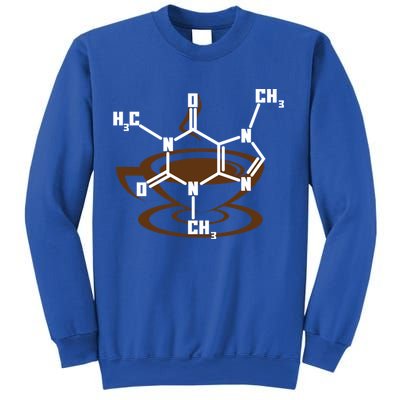 Caffeine Molecule Gift For Coffee Lovers And Science Nerds Meaningful Gift Sweatshirt