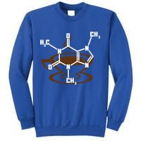 Caffeine Molecule Gift For Coffee Lovers And Science Nerds Meaningful Gift Sweatshirt
