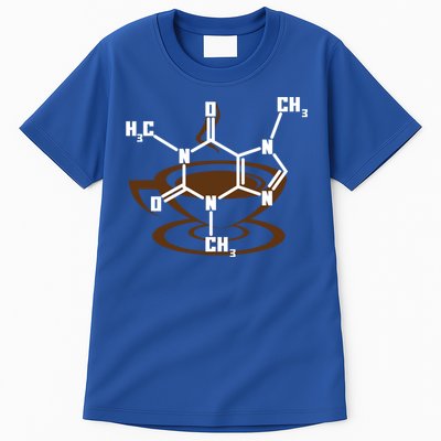 Caffeine Molecule Gift For Coffee Lovers And Science Nerds Meaningful Gift Tall T-Shirt