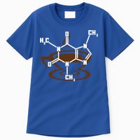 Caffeine Molecule Gift For Coffee Lovers And Science Nerds Meaningful Gift Tall T-Shirt