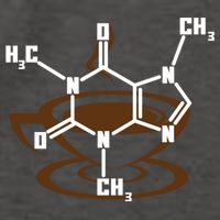 Caffeine Molecule Gift For Coffee Lovers And Science Nerds Meaningful Gift Vector Backpack