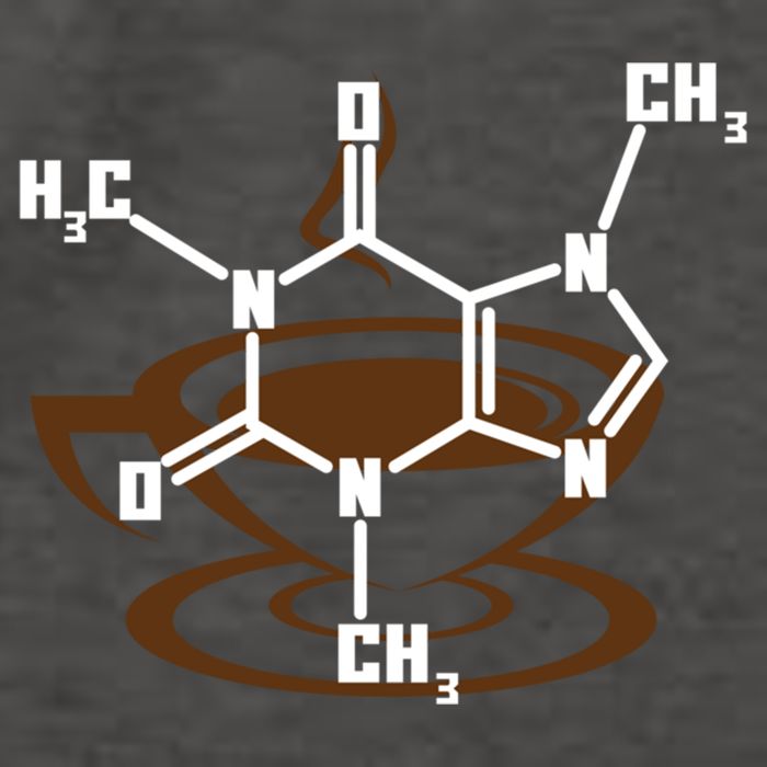 Caffeine Molecule Gift For Coffee Lovers And Science Nerds Meaningful Gift Vector Backpack