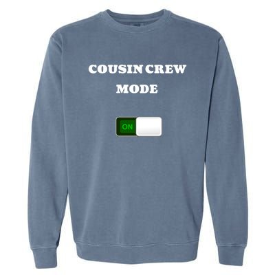 Cousins Matching Group Cousin Crew Gift Garment-Dyed Sweatshirt