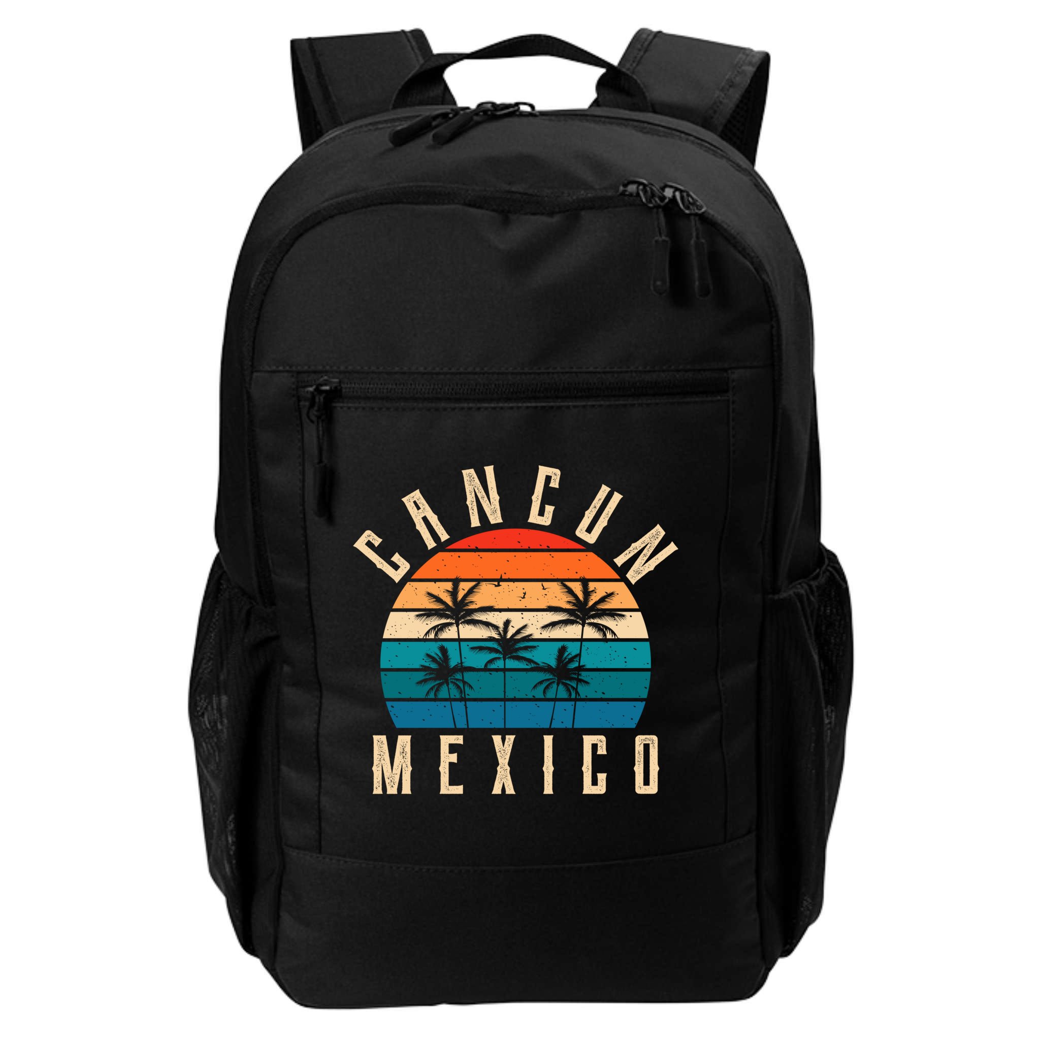 Cancun Mexico Gift Retro Beach Souvenir Cancun Gift Cancun Meaningful Gift Backpack
