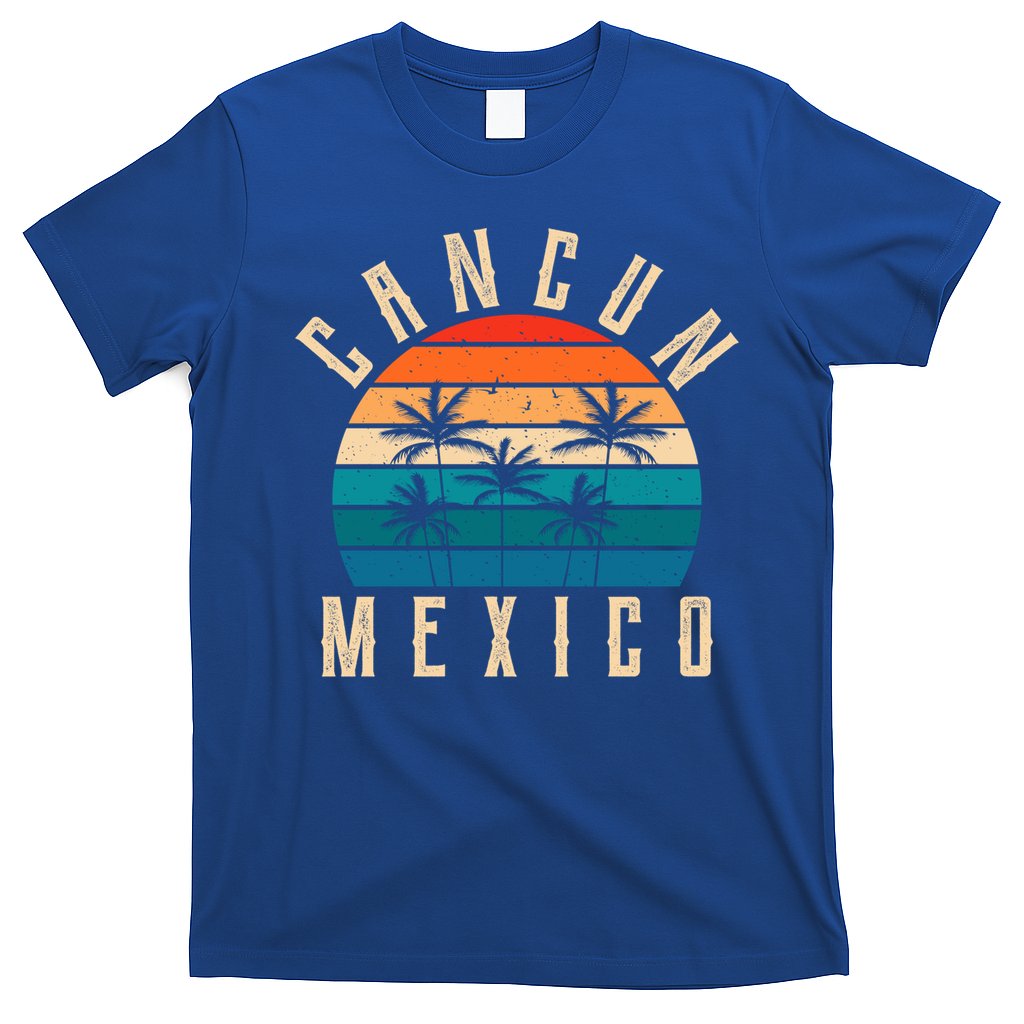 Cancun Mexico Gift Retro Beach Souvenir Cancun Gift Cancun Meaningful Gift T-Shirt