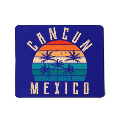 Cancun Mexico Gift Retro Beach Souvenir Cancun Gift Cancun Meaningful Gift Mousepad