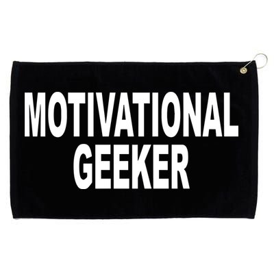 Cr1tter Motivational Geeker Grommeted Golf Towel