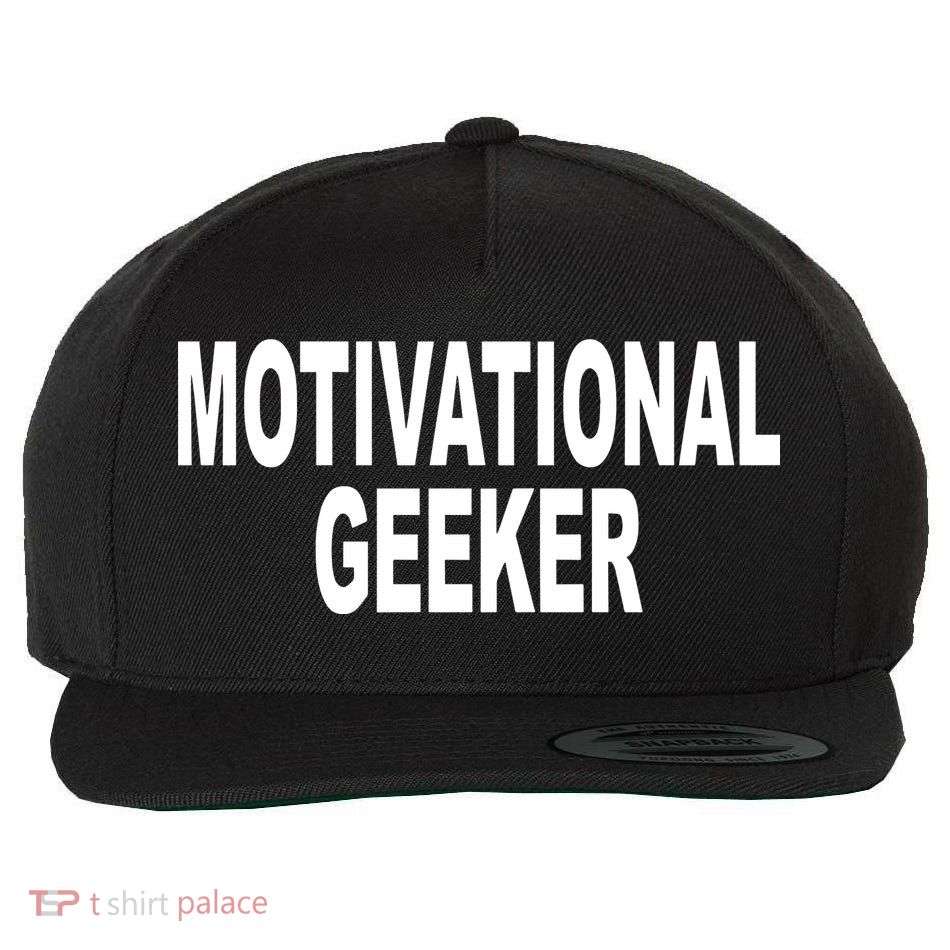 Cr1tter Motivational Geeker Wool Snapback Cap