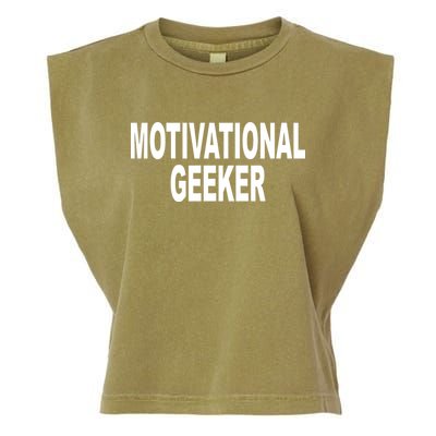 Cr1tter Motivational Geeker Garment-Dyed Women's Muscle Tee