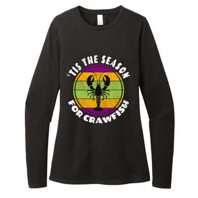 Crawfish Mardi Gras - Tis The Season For Crawfish Womens CVC Long Sleeve Shirt