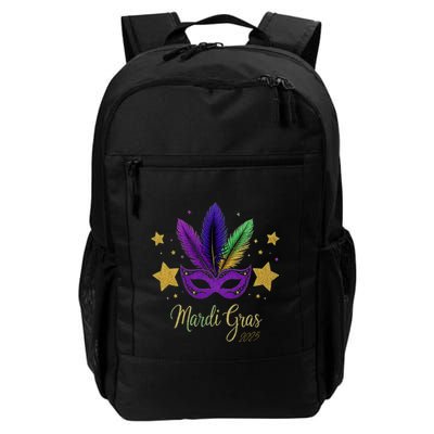 Cute Mardi Gras Mask Feathers Mardi Gras Family Costume 2025 Cool Gift Daily Commute Backpack