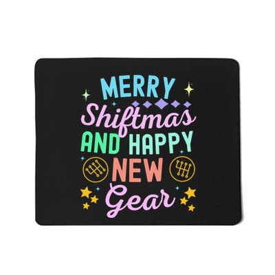 Christmas Manual Gearbox Merry Shiftmas And A Happy New Gear Mousepad