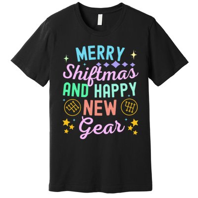 Christmas Manual Gearbox Merry Shiftmas And A Happy New Gear Premium T-Shirt