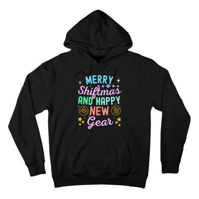 Christmas Manual Gearbox Merry Shiftmas And A Happy New Gear Tall Hoodie