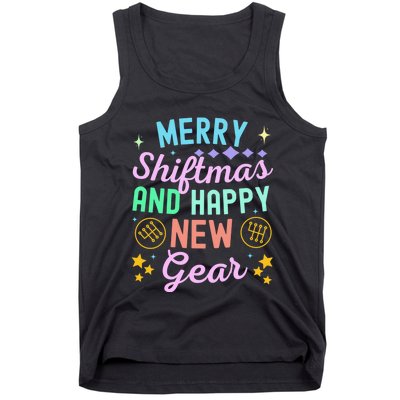 Christmas Manual Gearbox Merry Shiftmas And A Happy New Gear Tank Top