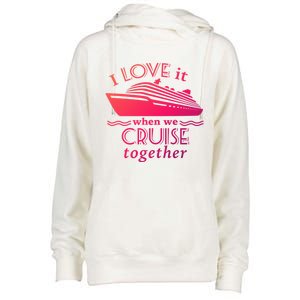 Cruise Meaningful Gift For Couples Who Love Cruising Together Gift Womens Funnel Neck Pullover Hood