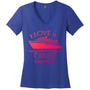 Cruise Meaningful Gift For Couples Who Love Cruising Together Gift Women's V-Neck T-Shirt