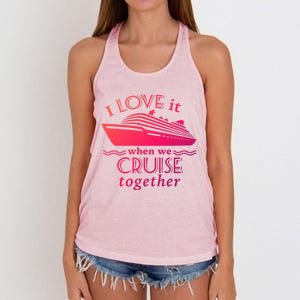 Cruise Meaningful Gift For Couples Who Love Cruising Together Gift Women's Knotted Racerback Tank