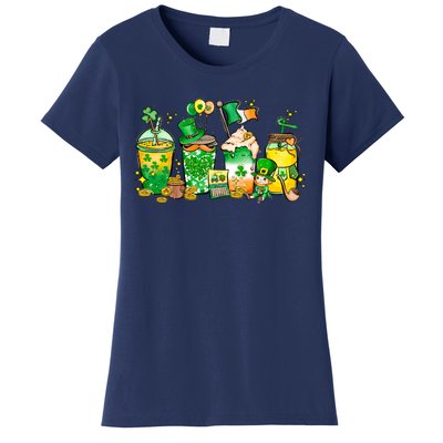 St Patricks Day Plus Size Coffee Mug Cup Graphic Women's T-Shirt