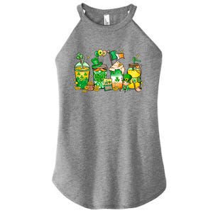 St Patricks Day Plus Size Coffee Mug Cup Graphic Women's Perfect Tri Rocker Tank