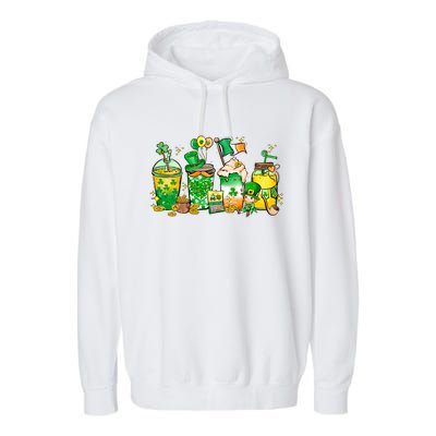 St Patricks Day Plus Size Coffee Mug Cup Graphic Garment-Dyed Fleece Hoodie