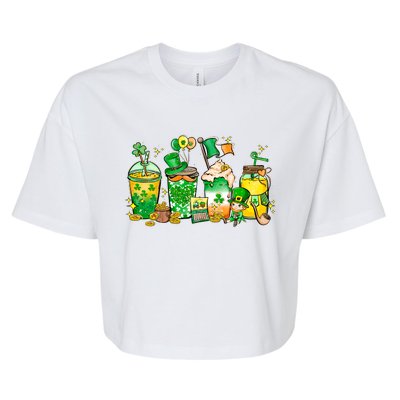 St Patricks Day Plus Size Coffee Mug Cup Graphic Bella+Canvas Jersey Crop Tee