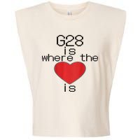 CNC Machinist G28 Home is where the heart is Garment-Dyed Women's Muscle Tee