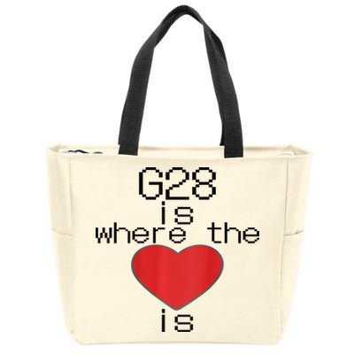 CNC Machinist G28 Home is where the heart is Zip Tote Bag