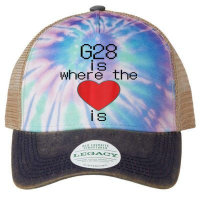 CNC Machinist G28 Home is where the heart is Legacy Tie Dye Trucker Hat