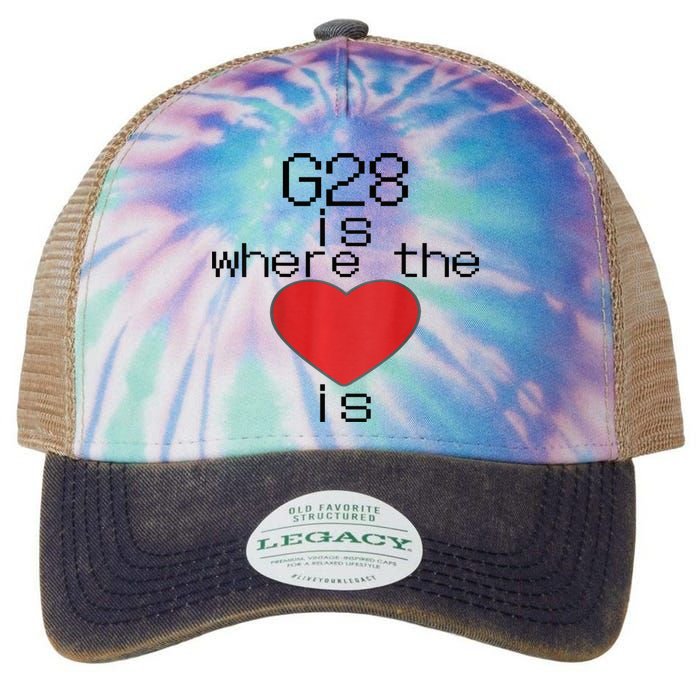 CNC Machinist G28 Home is where the heart is Legacy Tie Dye Trucker Hat